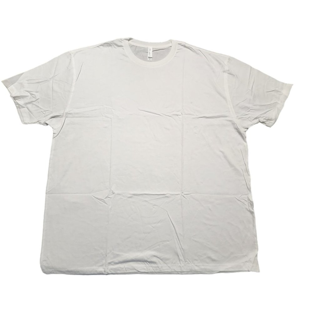 Clementine Apparel‎ Men's T-Shirt Short Sleeve Crew Neck White 3XL